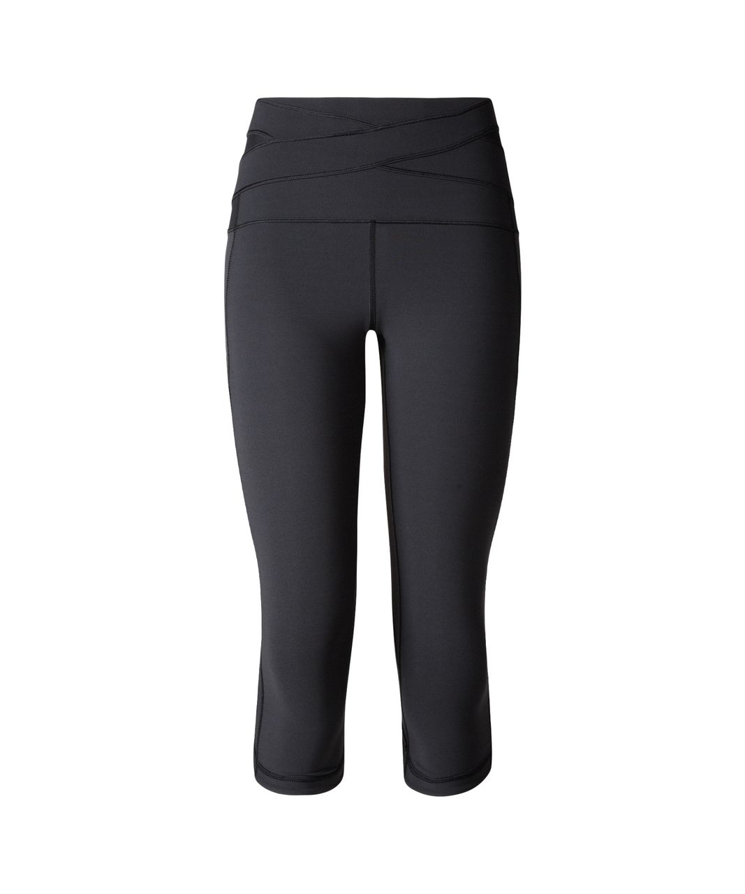 Lululemon Mix & Mesh Crop *21 - Black / Chirasu Black / Black - lulu  fanatics