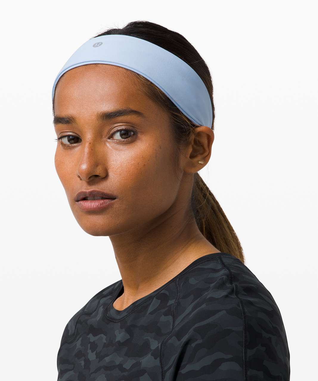 Lululemon Fly Away Tamer Headband - Blue Linen