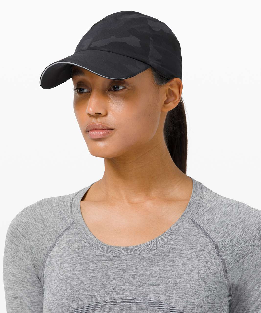 Lululemon - Fast and Free Camouflage-Print Swift™ Baseball Cap - Black  Lululemon