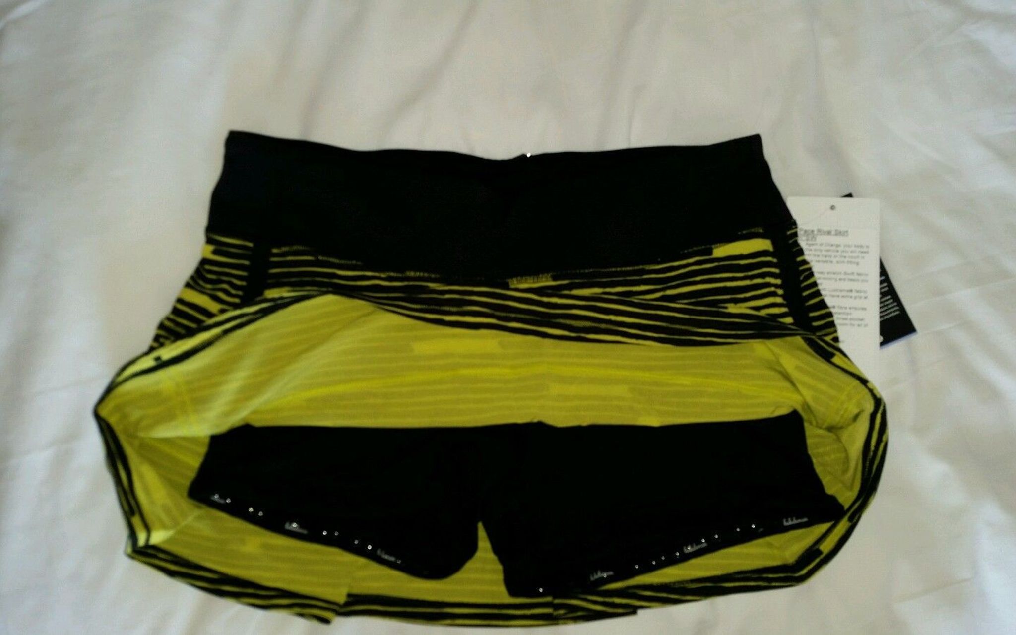 Lululemon Pace Rival Skirt II (Regular) - 2016 Seawheeze - Blacked Out / Black