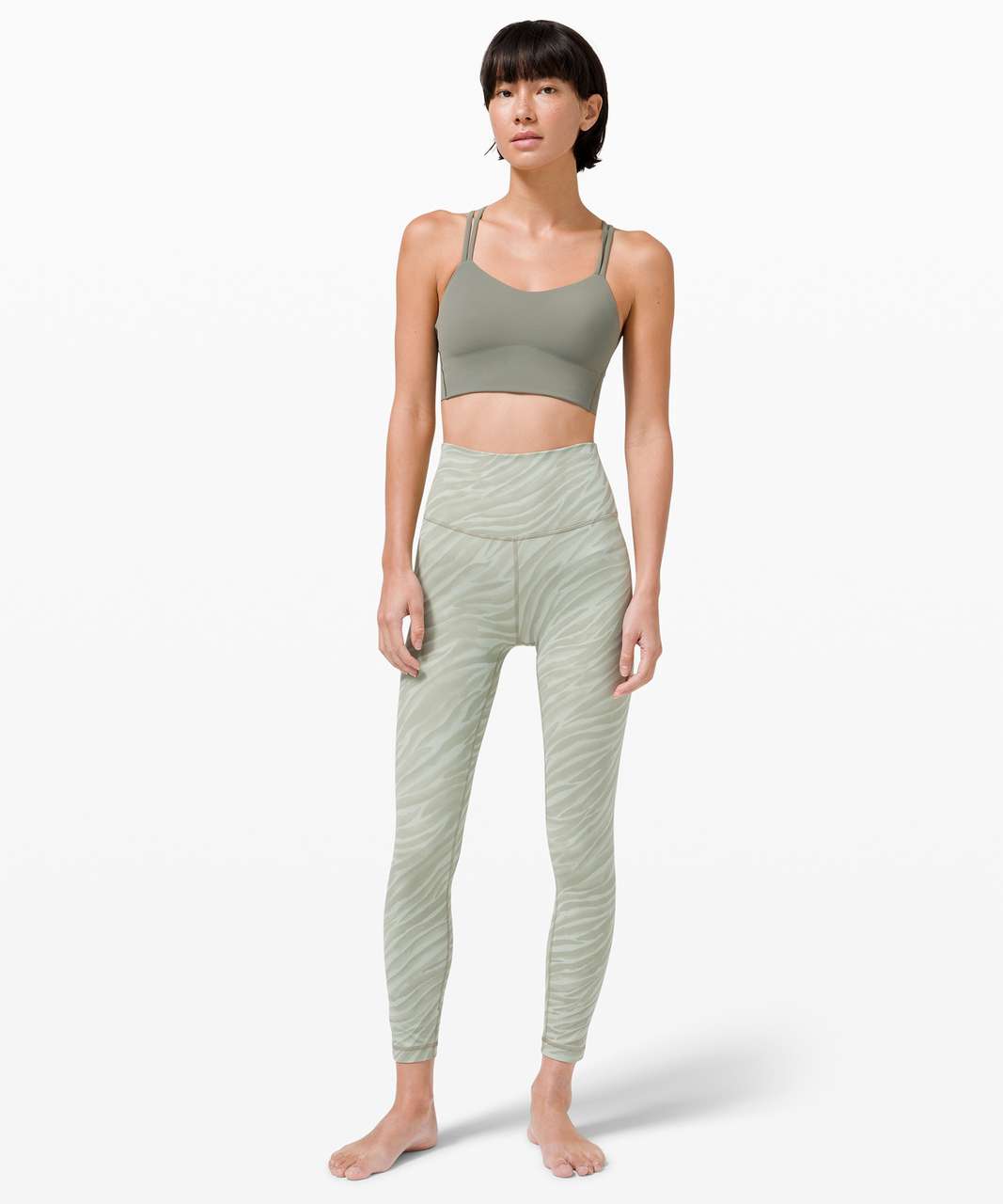 Lululemon Align Pant 25" - Le Tigre Camo Green Fern Multi