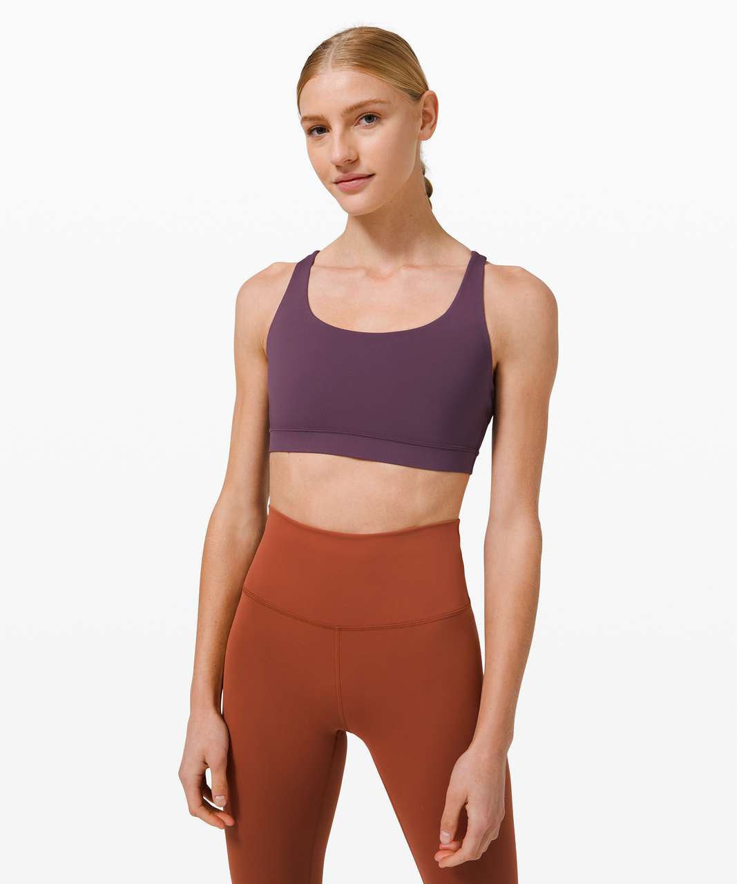 Lululemon Energy Bra - Grape Thistle - lulu fanatics