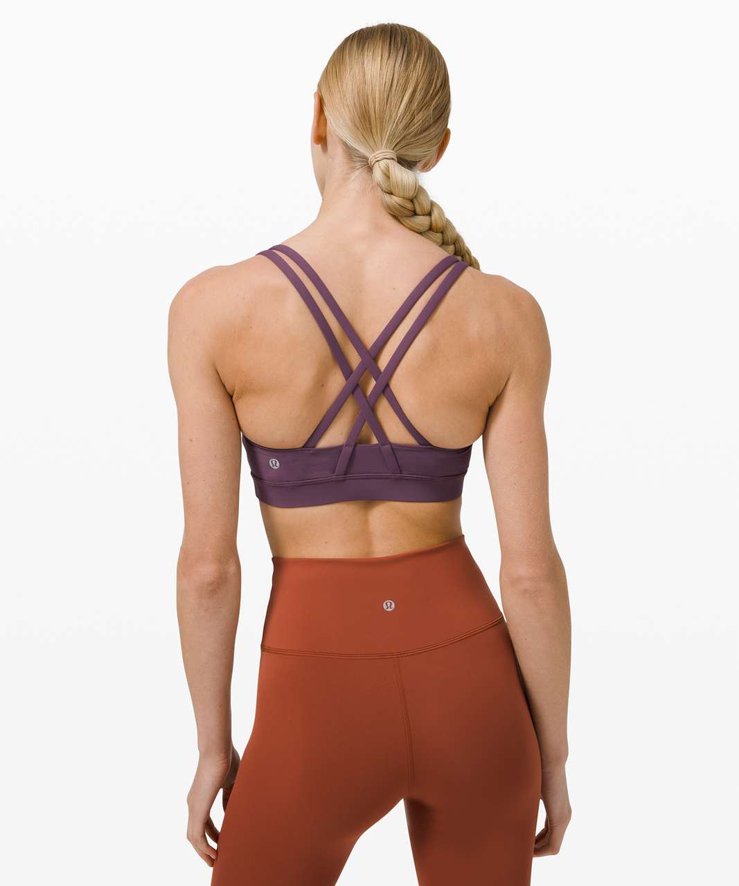 Lululemon Energy Bra Size 2 No Padding Burgundy