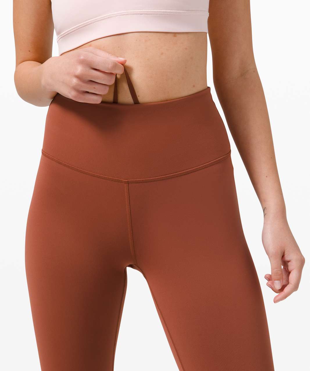 Lululemon Fast and Free High-Rise Tight 25” Pockets *Updated Dark  Terracotta Size 10 - $100 New With Tags - From Stephanie