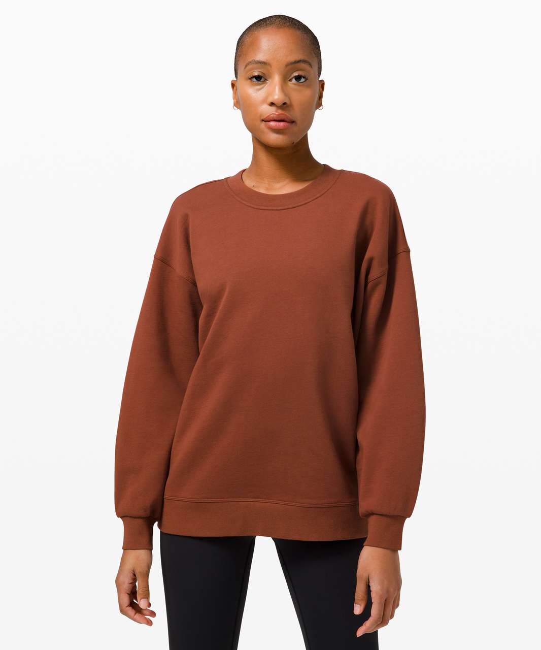 Lululemon Perfectly Oversized Crew - Dark Terracotta