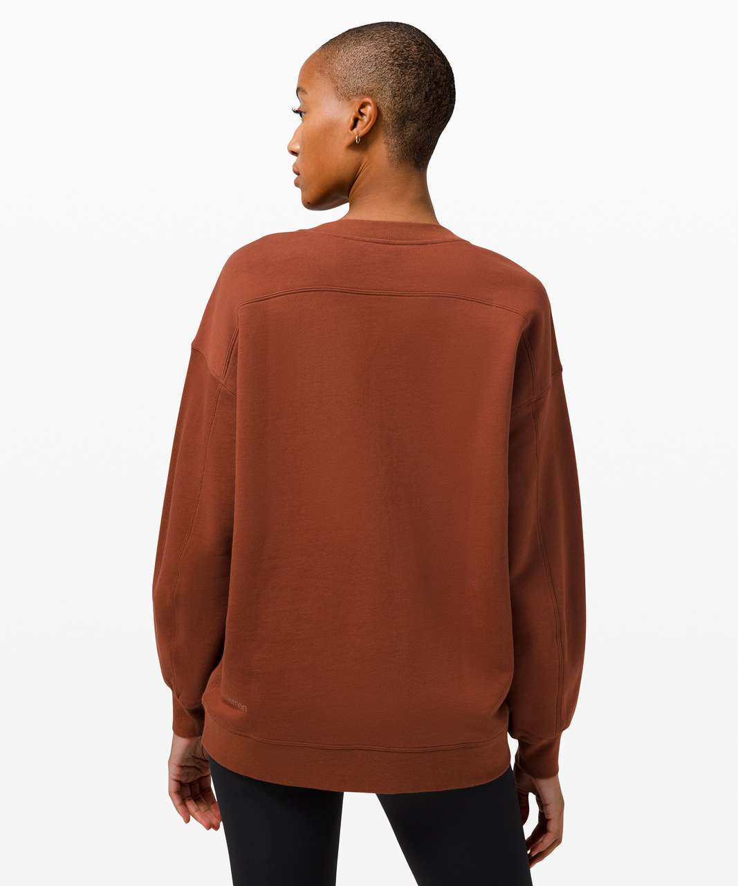 Lululemon Perfectly Oversized Crew - Dark Terracotta