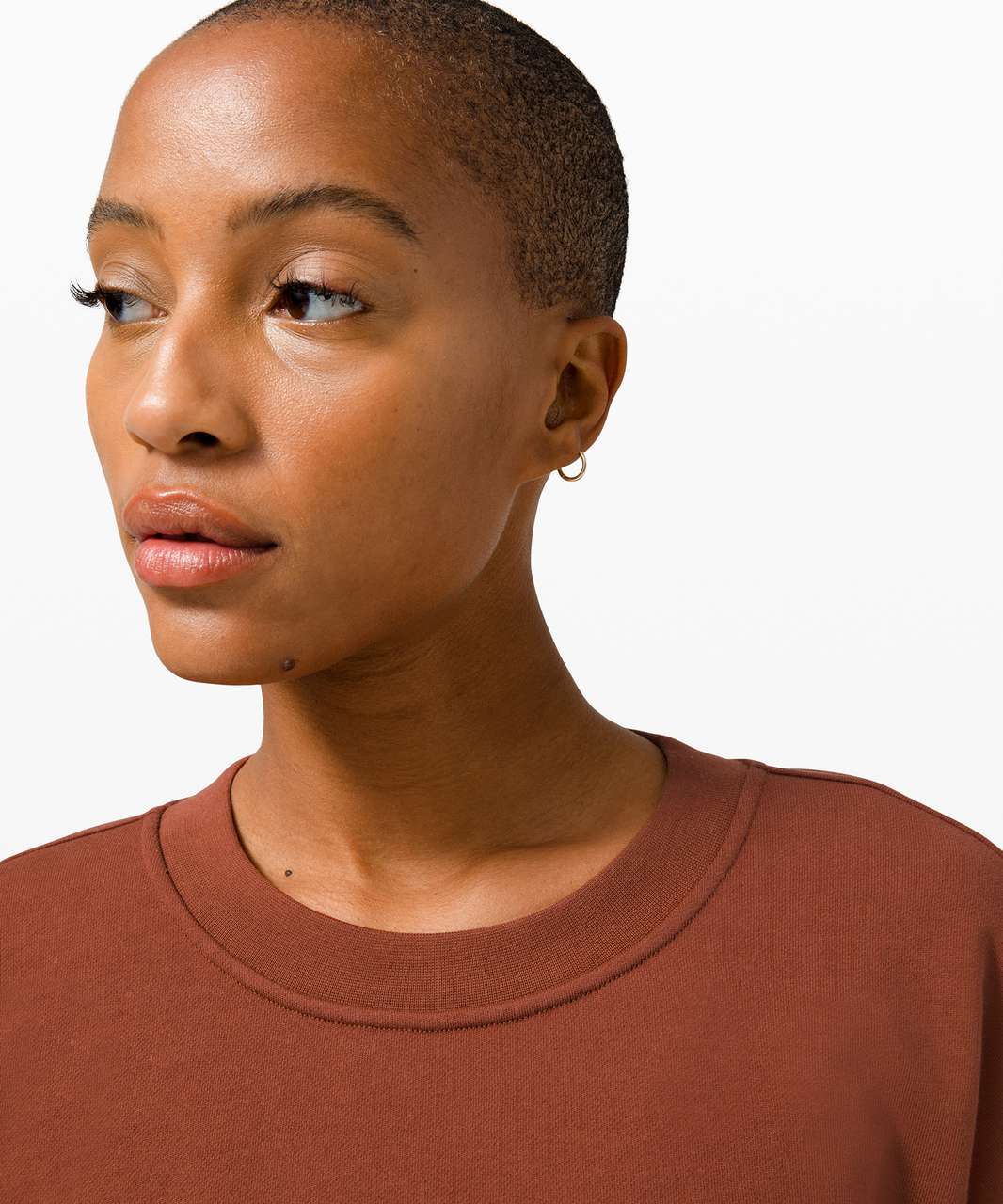 Lululemon Perfectly Oversized Crew - Dark Terracotta