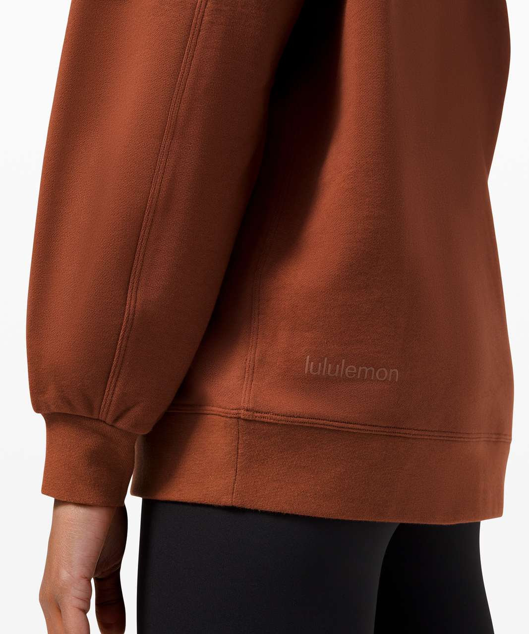 Lululemon Perfectly Oversized Crew - Dark Terracotta