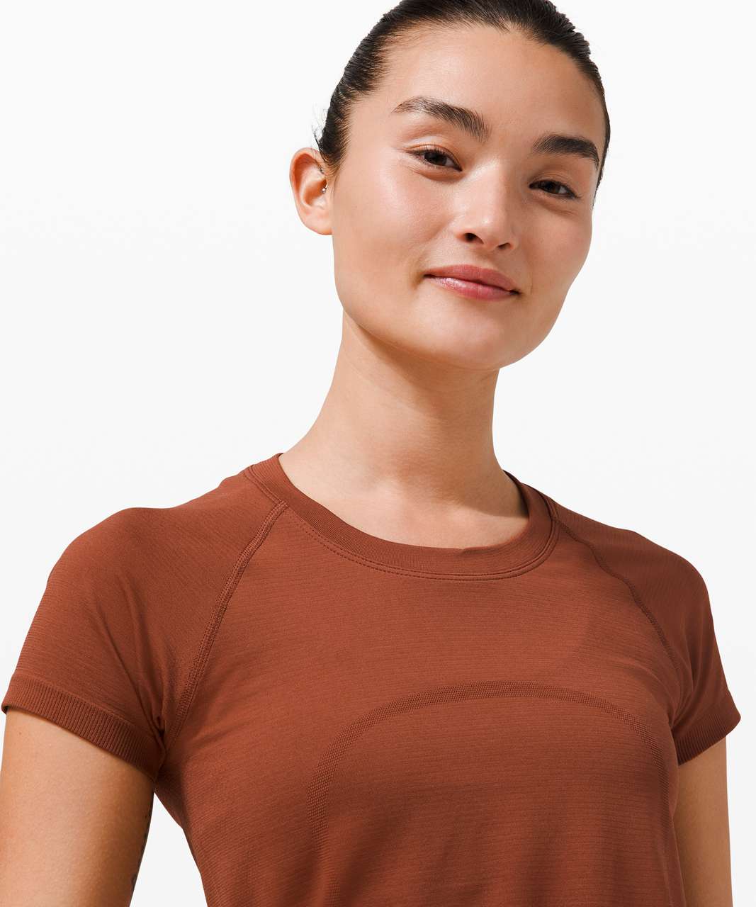 Lululemon Swiftly Tech Short Sleeve 2.0 - Dark Terracotta / Dark Terracotta