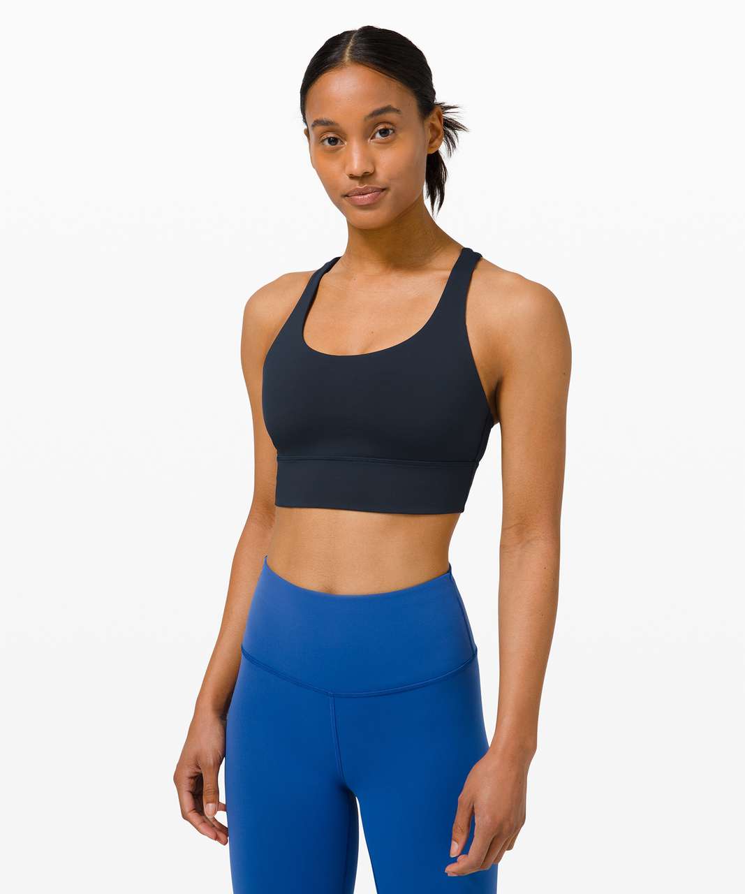 Beluga Sports Bra - Navy and White – KAMI