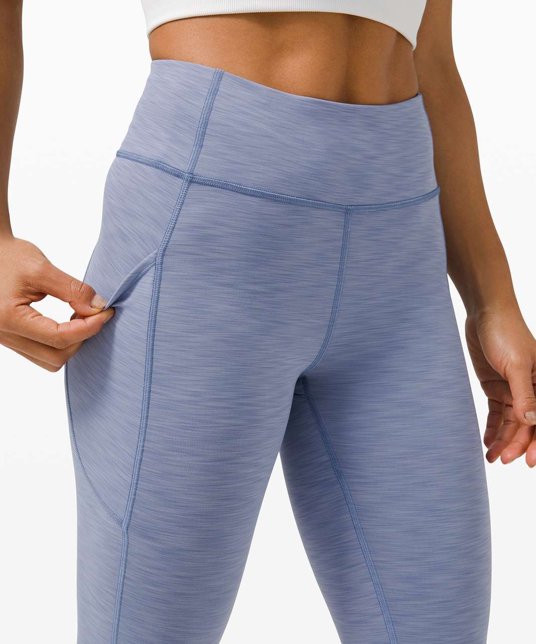 Lululemon Invigorate High-Rise Tight 25 - Heathered Water Drop