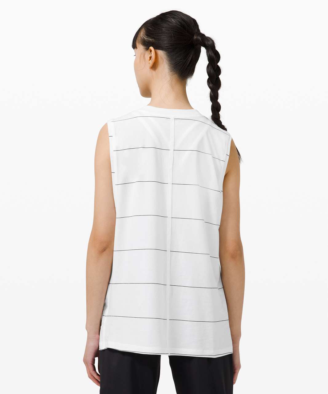 Lululemon All Yours Tank - Sup Stripe White Black