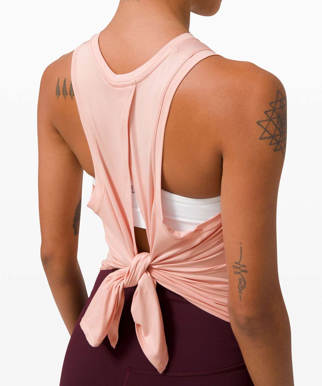Lululemon All Tied Up Tank Top - Pink Mist (First Release)
