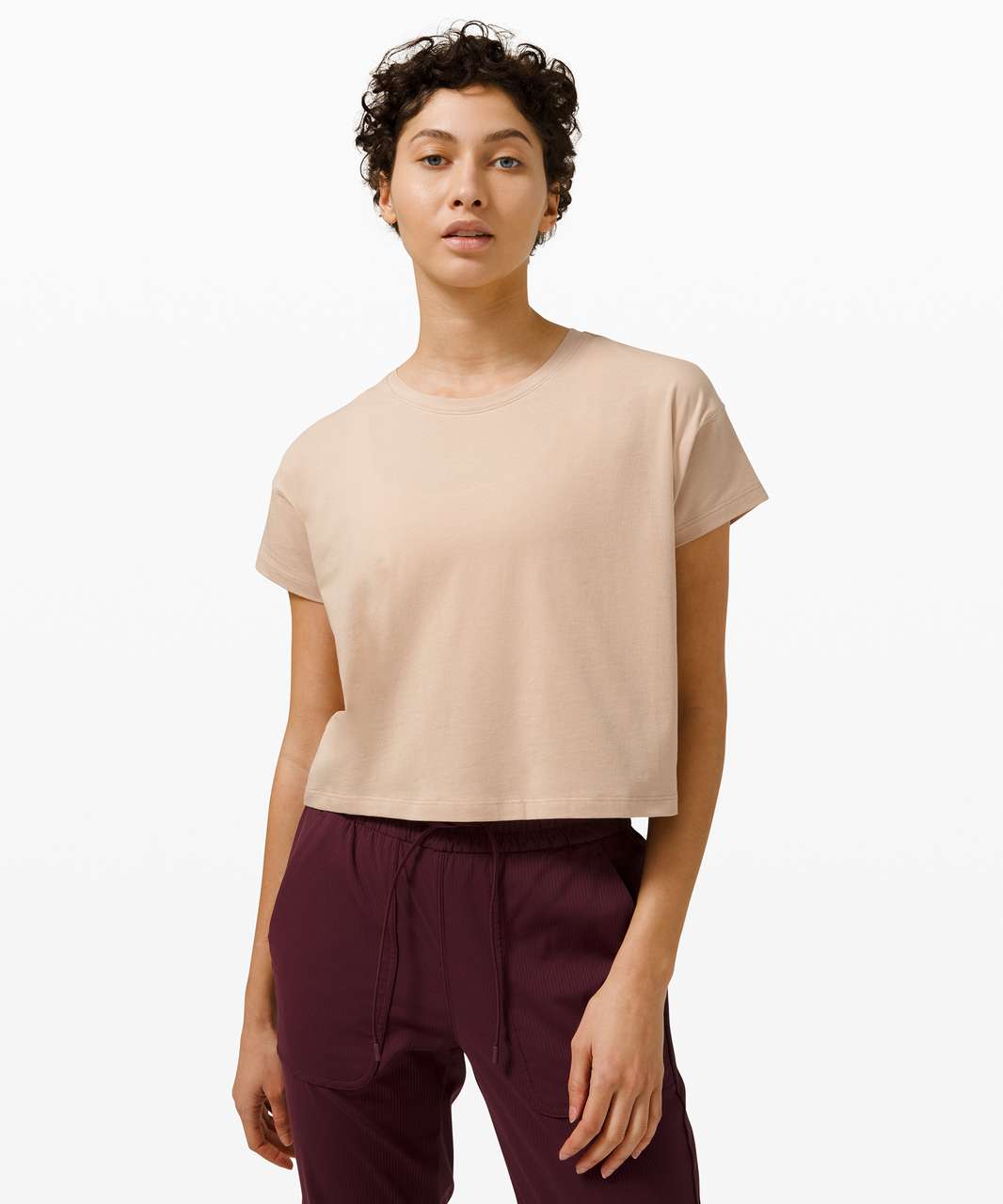 Lululemon Cates Tee - Cafe Au Lait