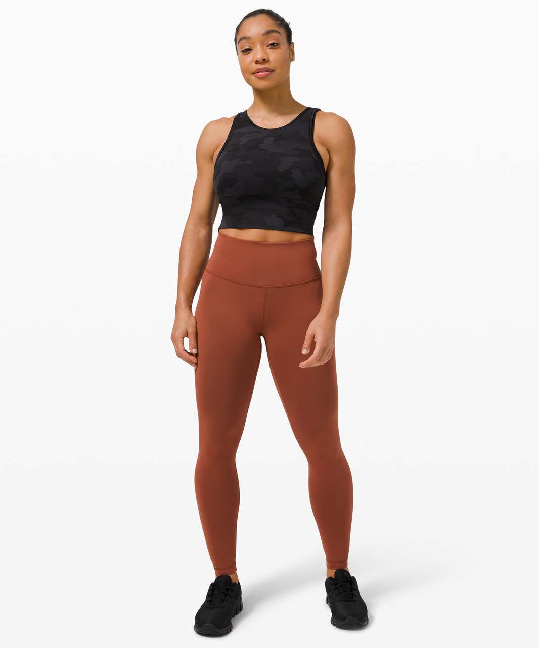 Lululemon Wunder Train High-Rise Tight 28" - Dark Terracotta