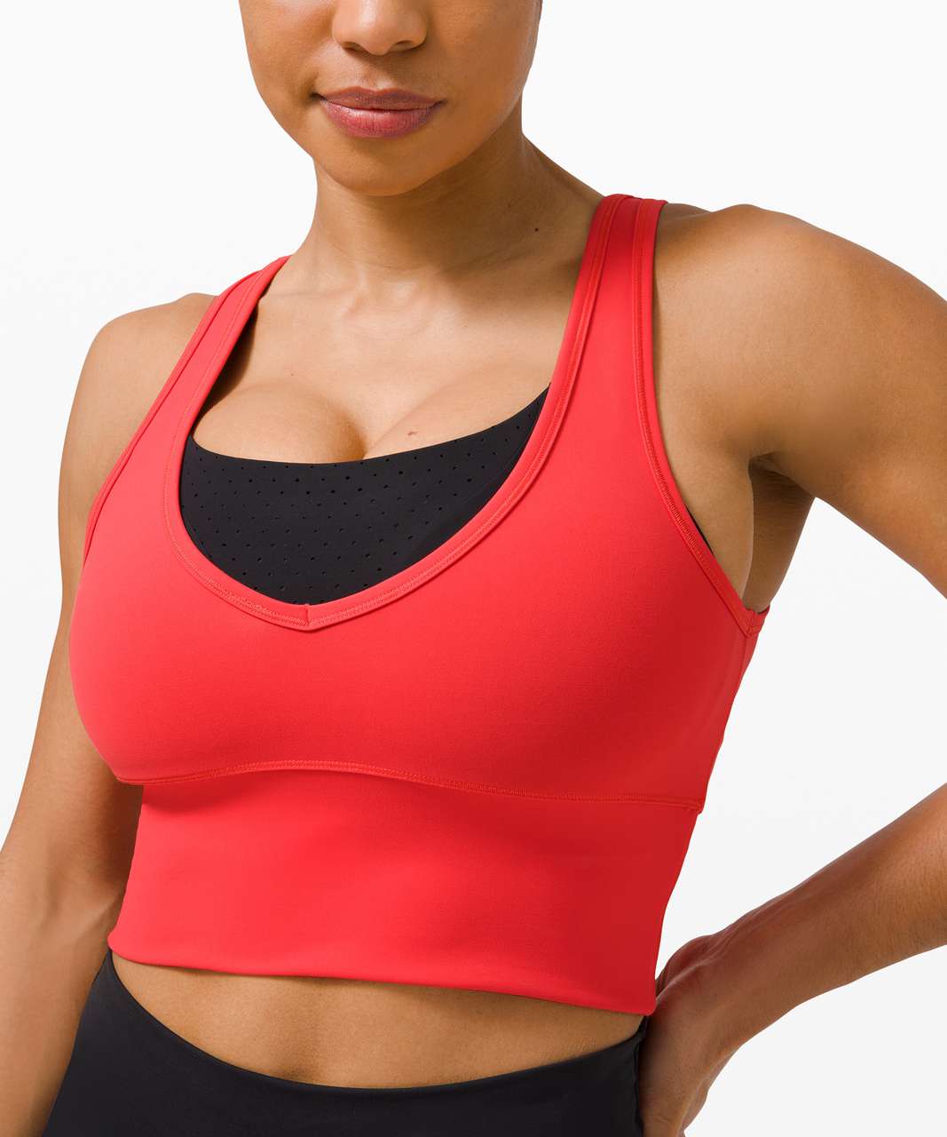 Lululemon Power Pivot Tank *Everlux - Pink Punch