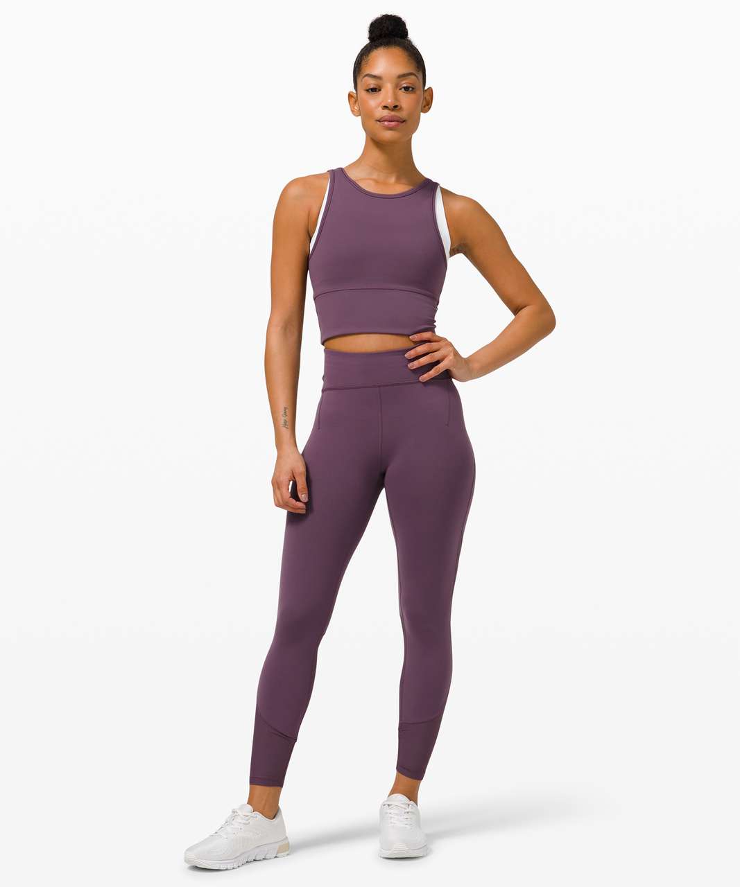 NWOT Lululemon Power Pivot Tank Grape Thistle