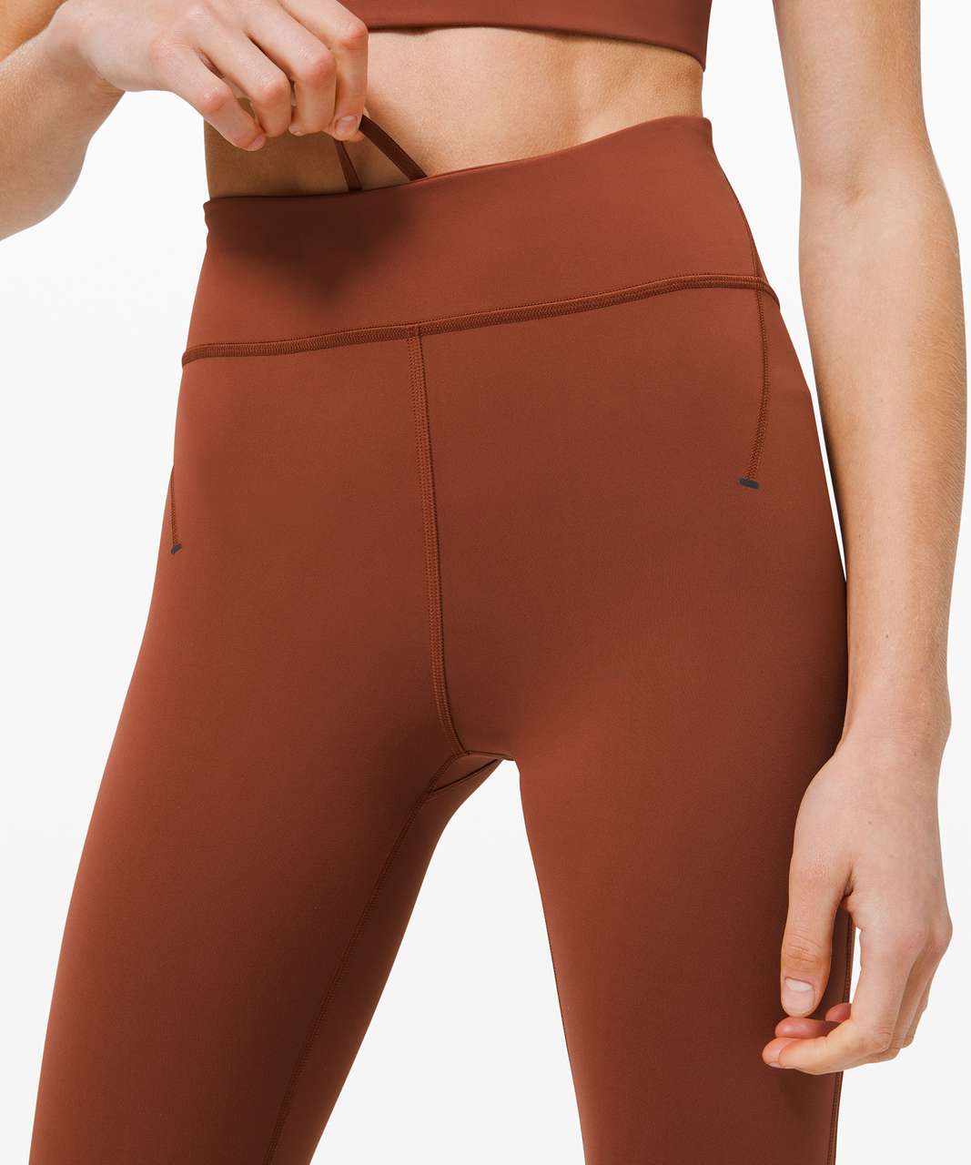 Lululemon Wunder Train High-Rise Tight 25 - Dark Terracotta