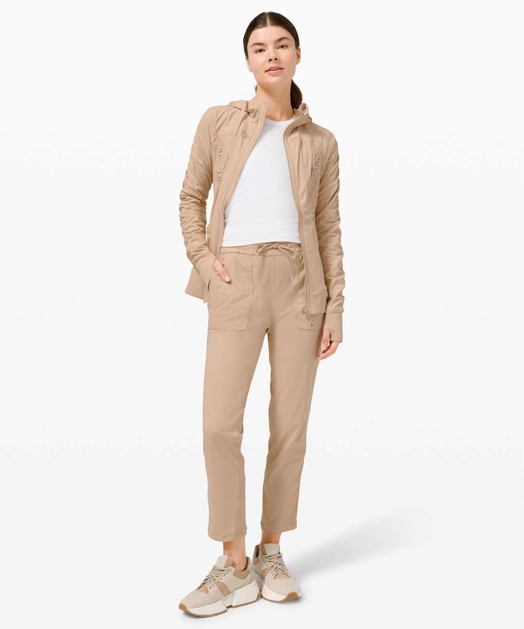 Lululemon Dance Studio Jacket III - Cafe Au Lait / Heathered Cafe Au Lait