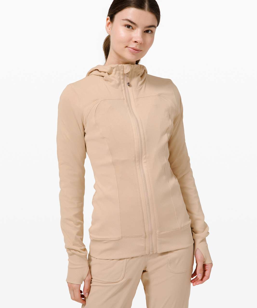 Lululemon Dance Studio Jacket III - Cafe Au Lait / Heathered Cafe Au Lait