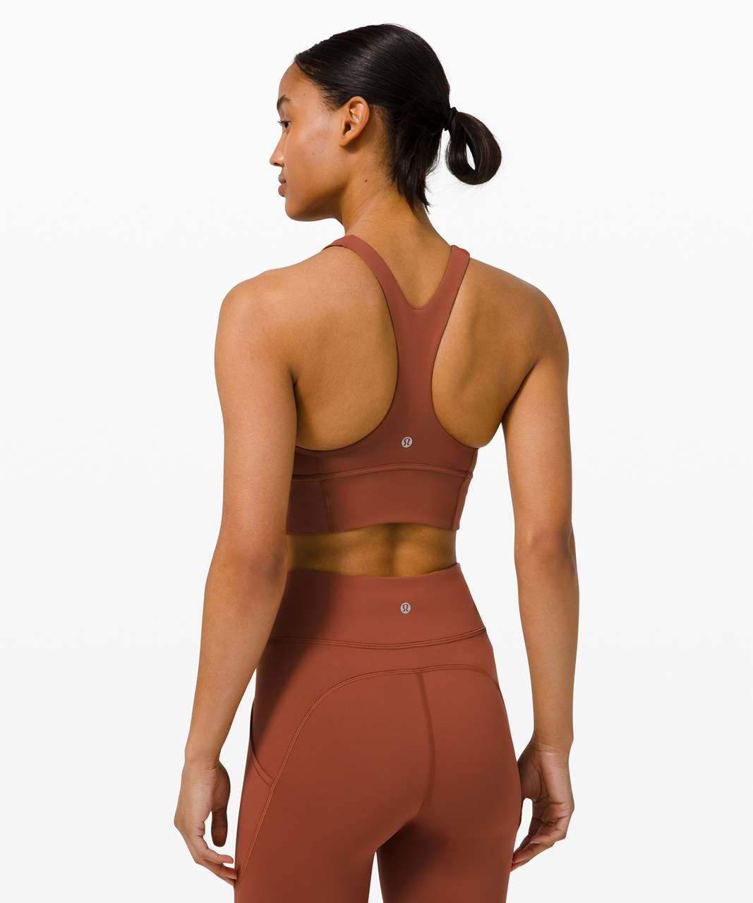 Lululemon Wunder Train Long-Line Bra *Medium Support, C/D Cups - Dark Terracotta