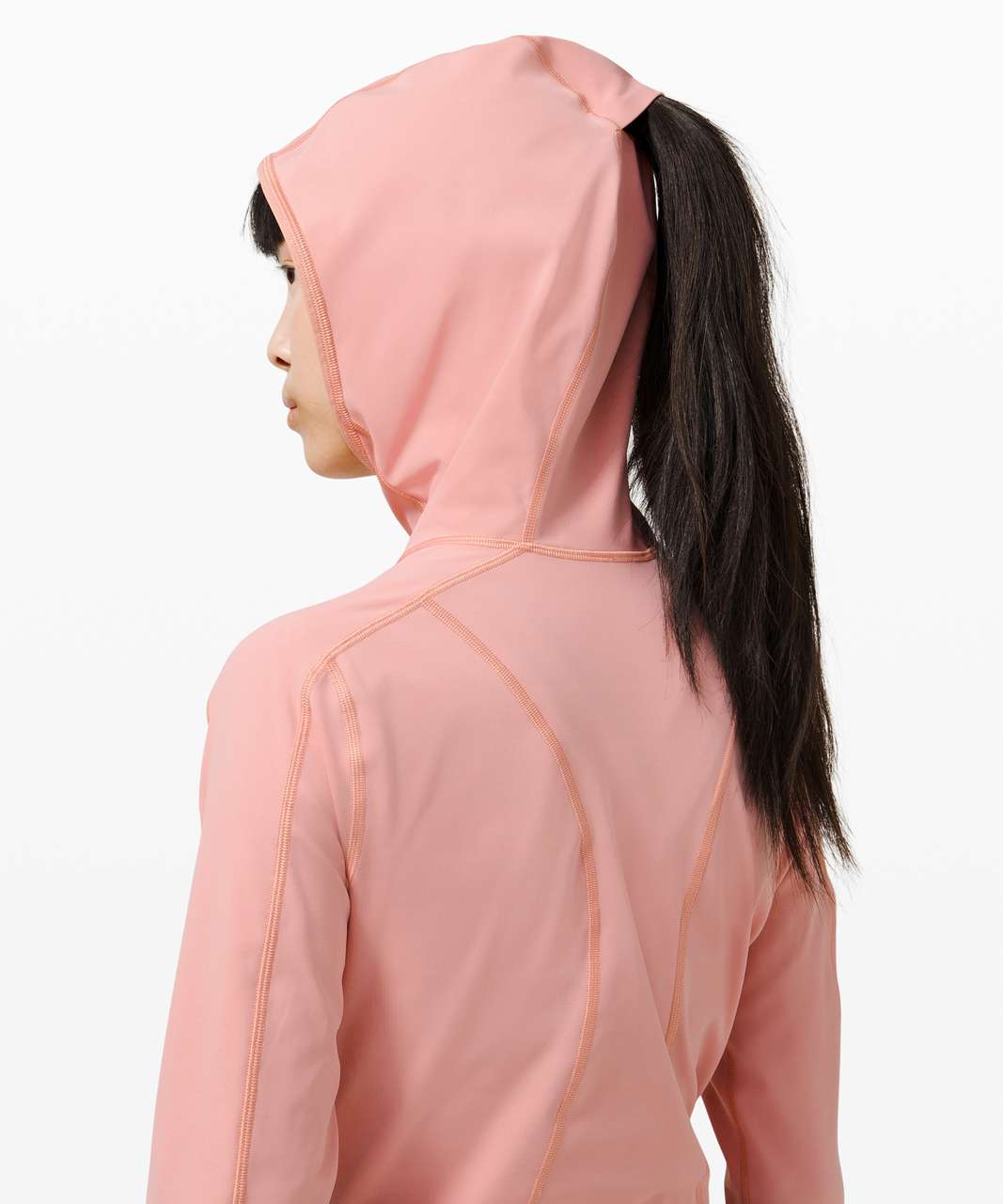 Lululemon Break a Trail 1/2 Zip Hoodie - Pink Pastel - lulu fanatics