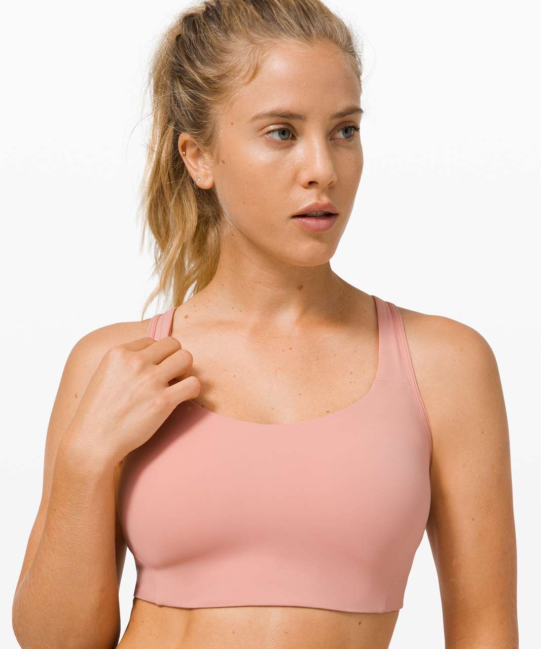 LULULEMON PINK ENERGY Bra Size 8 GUC Medium Support £19.84 - PicClick UK