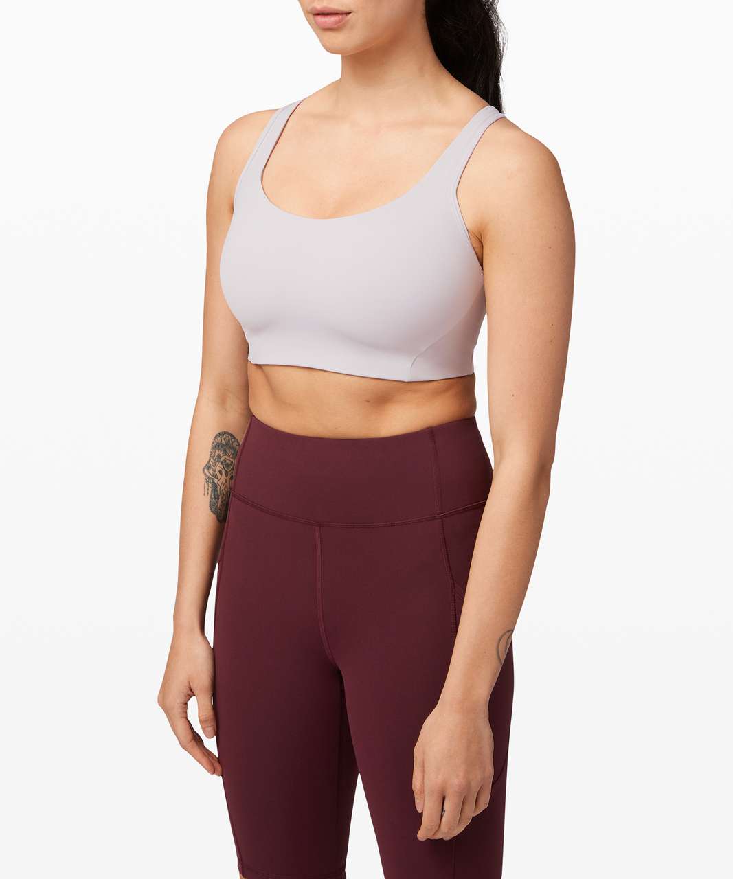 Lululemon All Powered Up Bra *Medium Support, A-E Cups - Iced Iris - lulu  fanatics