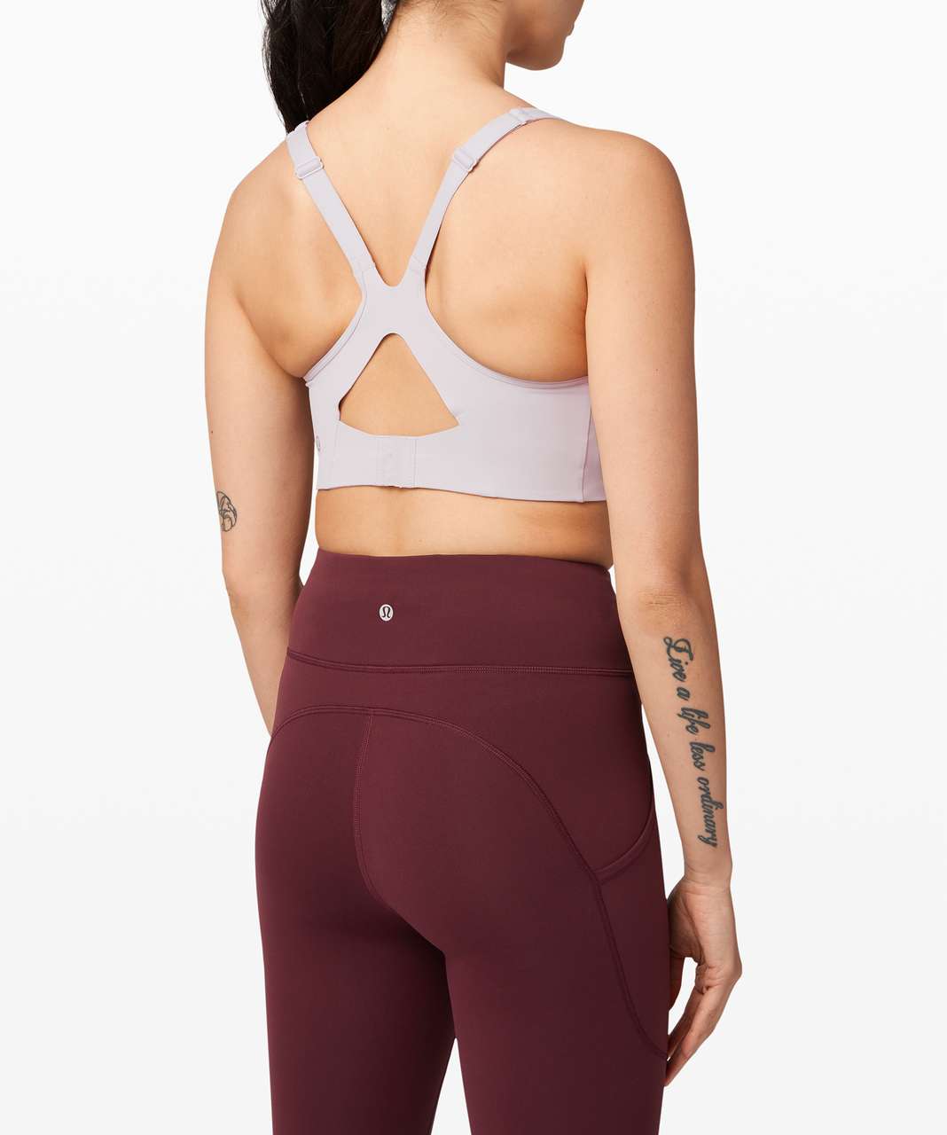 Lululemon All Powered Up Bra *Medium Support, A-E Cups - Dark Red - lulu  fanatics