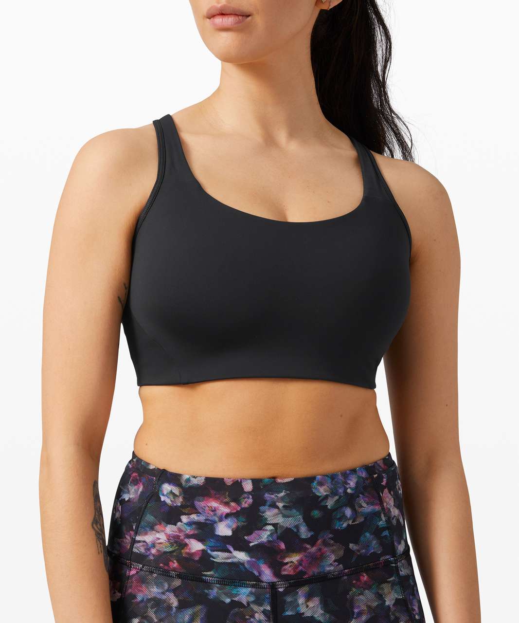 Lululemon All Powered Up Bra *Medium Support, A-E Cups - Black - lulu  fanatics