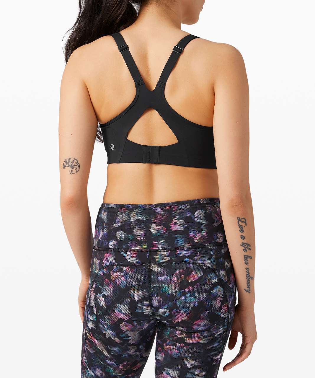 Lululemon All Powered Up Bra *Medium Support, A-E Cups - Black - lulu  fanatics