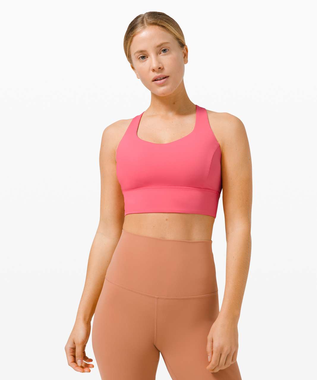 Lululemon Free To Be Serene Bra Long Line *Light Support, C/D Cup - Guava  Pink - lulu fanatics