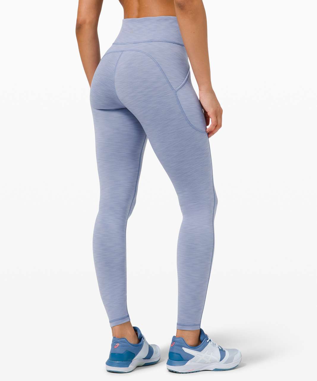 Lululemon Invigorate HR Leggings Pants Pockets 25 - Heathered Black - 4 -  $128