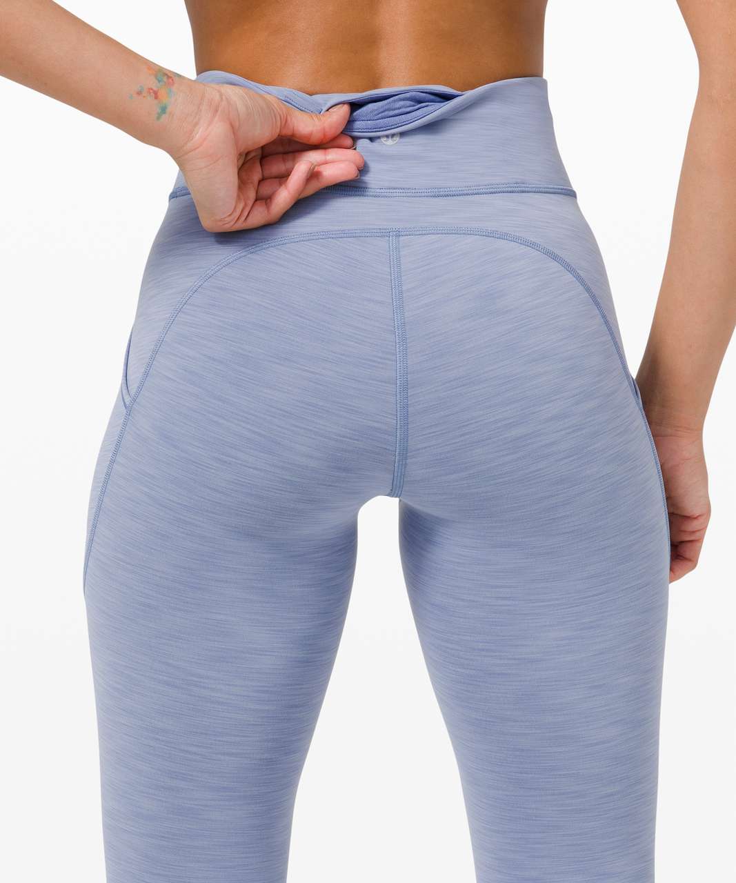 Lululemon Invigorate High-Rise Tight 28" - Heathered Water Drop