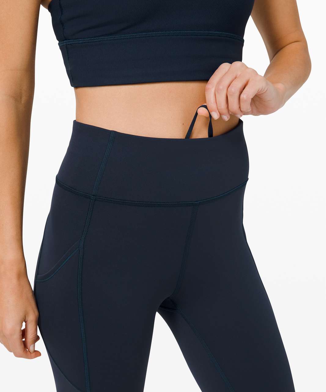 Lululemon Invigorate High-Rise Tight 25 - True Navy - lulu fanatics