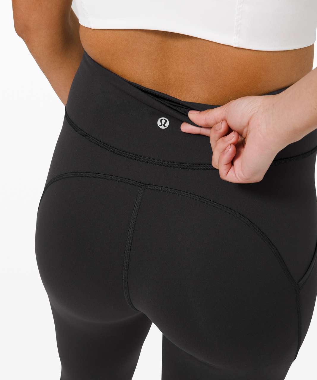 Lululemon Force Within High-Rise Tight 28 Black - Depop