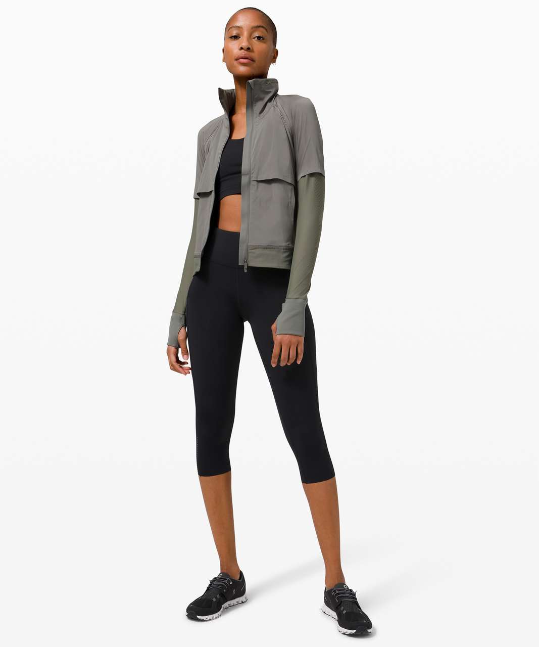 Lululemon Zoned In Jacket - Grey Sage