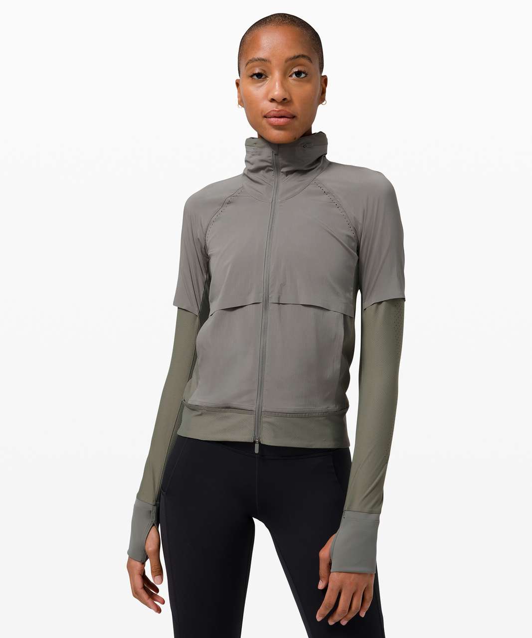 Lululemon Zoned In Jacket - Grey Sage