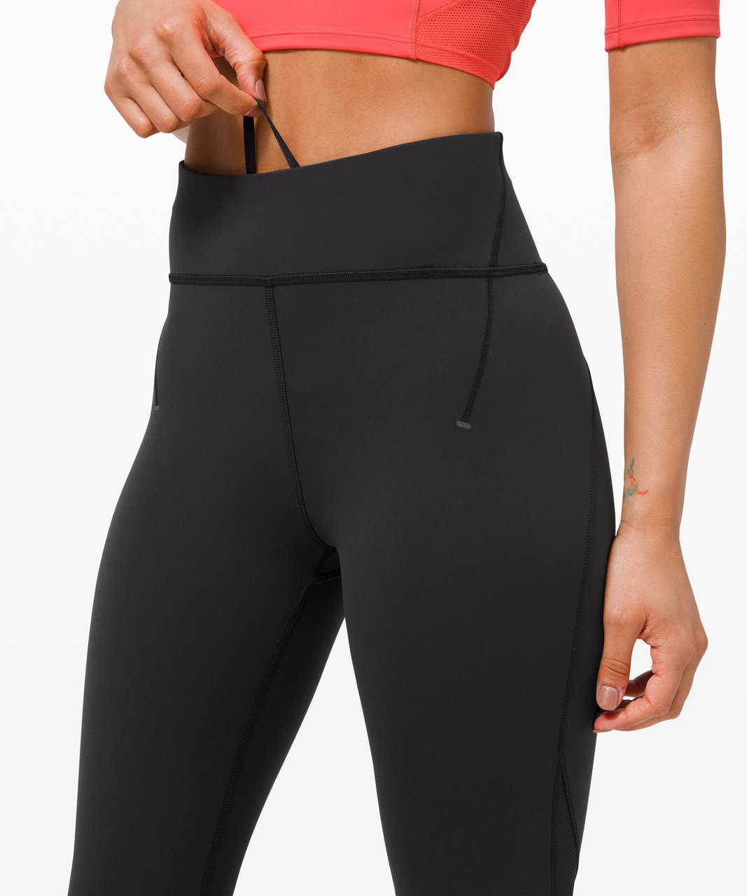 Lululemon Everlux™ and Mesh High-Rise Crop 23" - Black