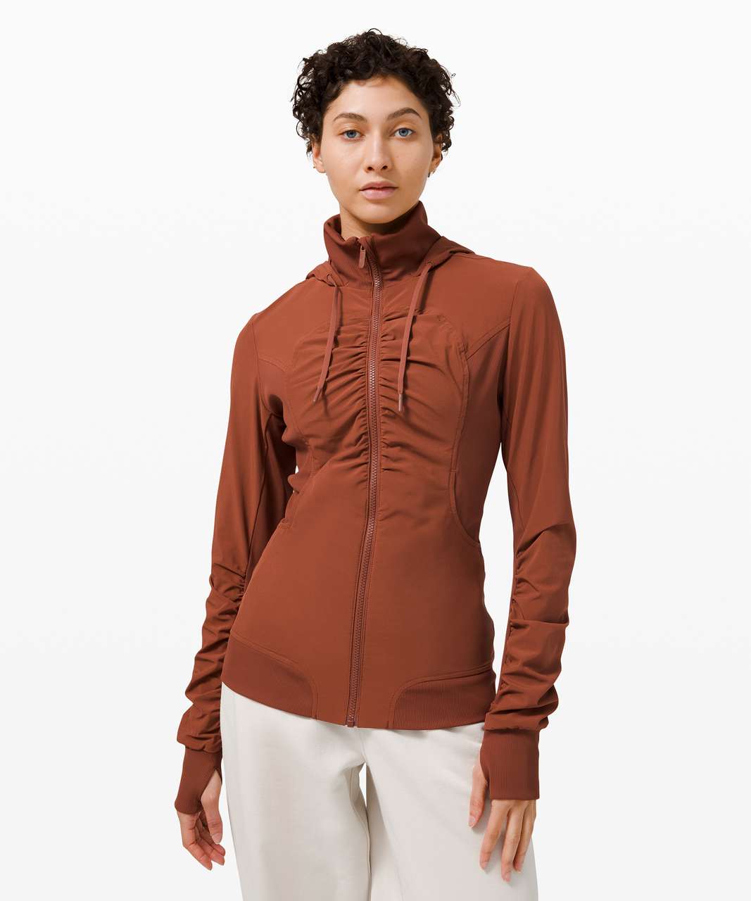 Lululemon Beyond the Studio Jacket - Dark Terracotta