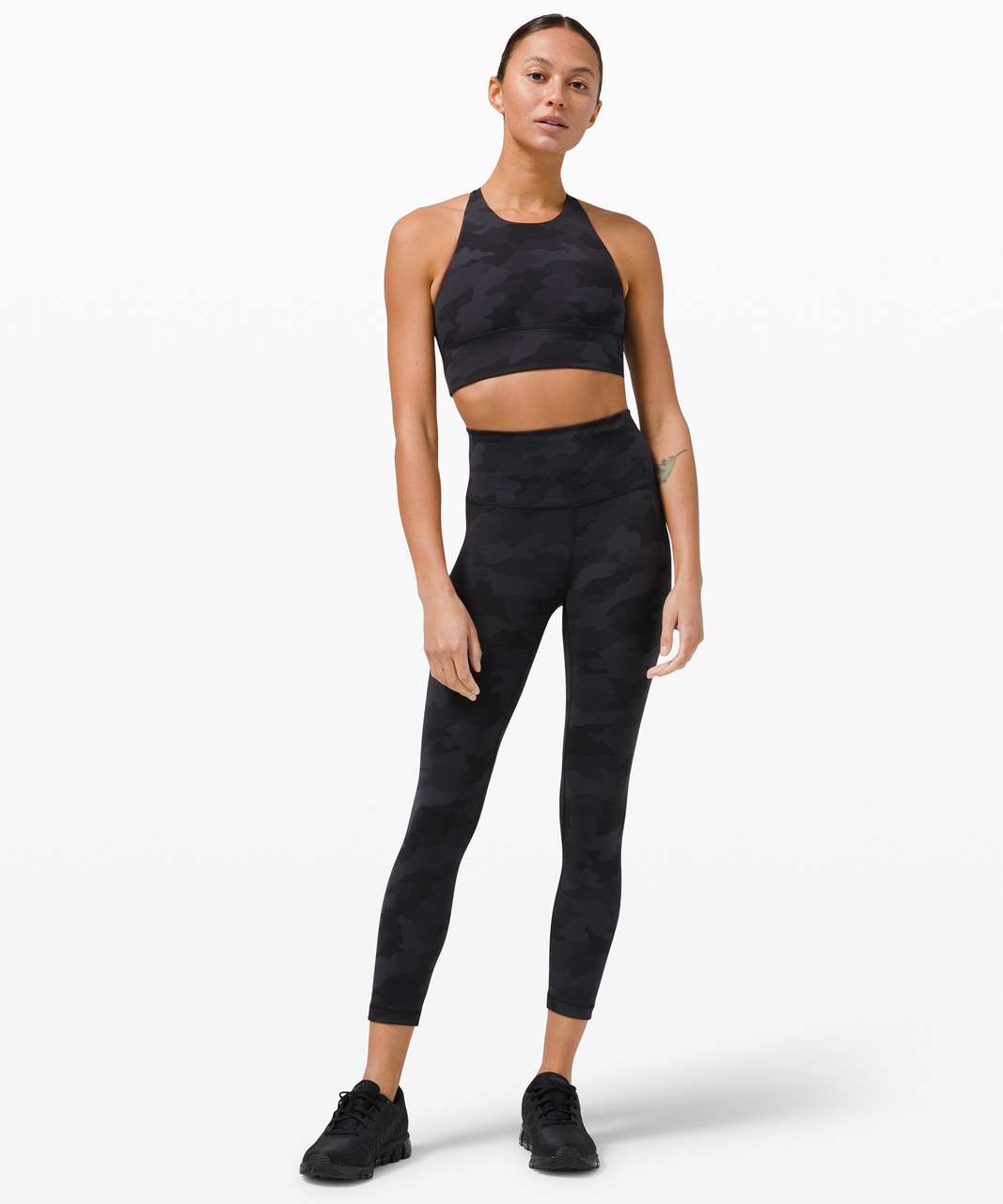 Lululemon Wunder Train High-Rise Crop 23 Crackle - Depop