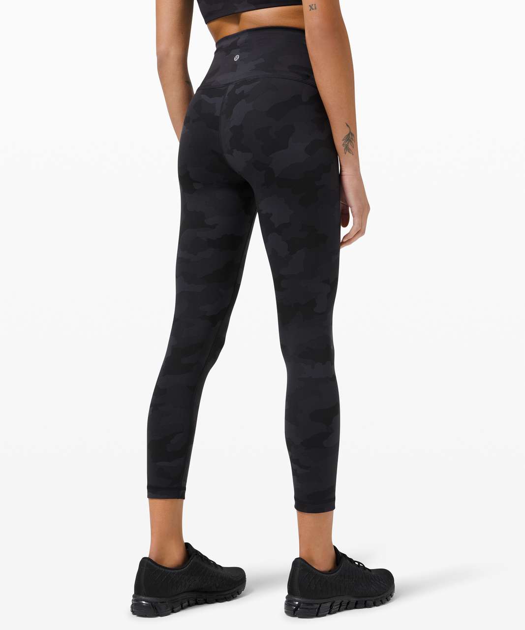 Lululemon Wunder Train Contour Fit High-Rise Crop 21 - Black - lulu  fanatics