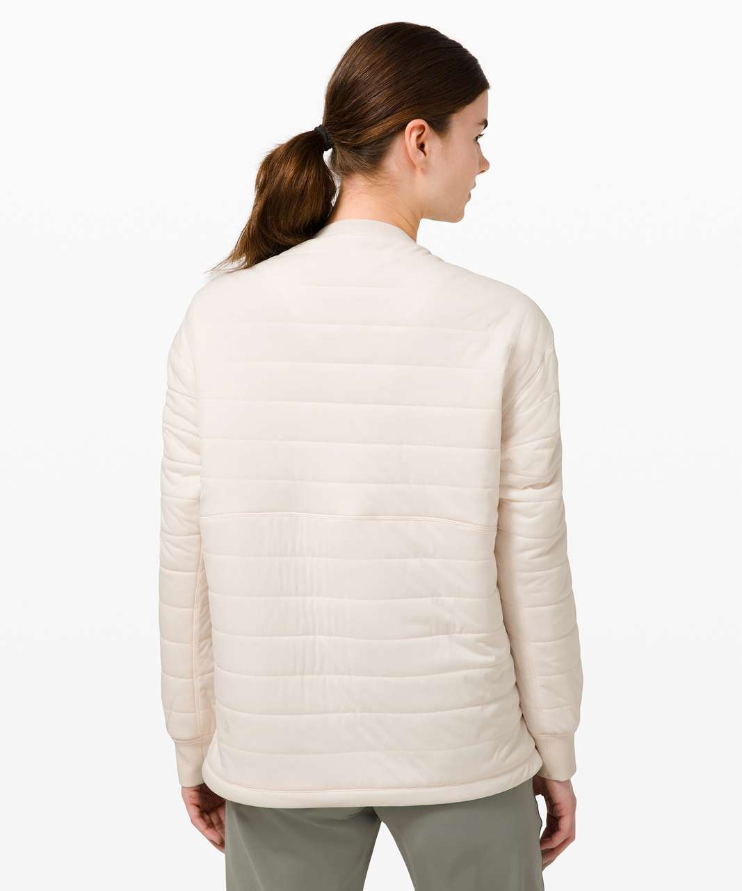 Lululemon Dynamic Movement Crew - Light Ivory