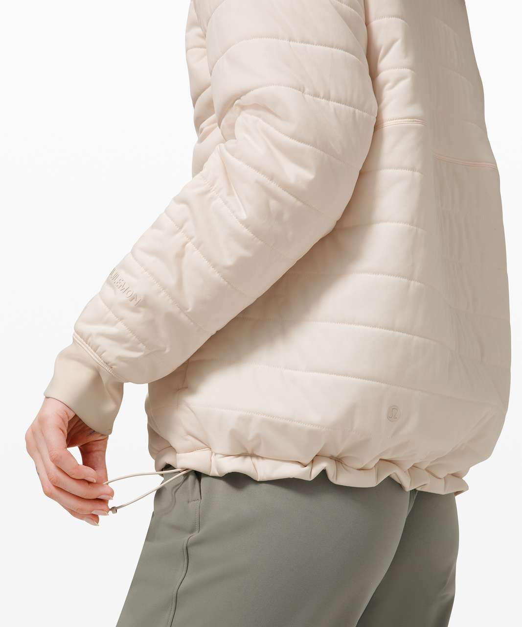 Lululemon Dynamic Movement Crew - Light Ivory