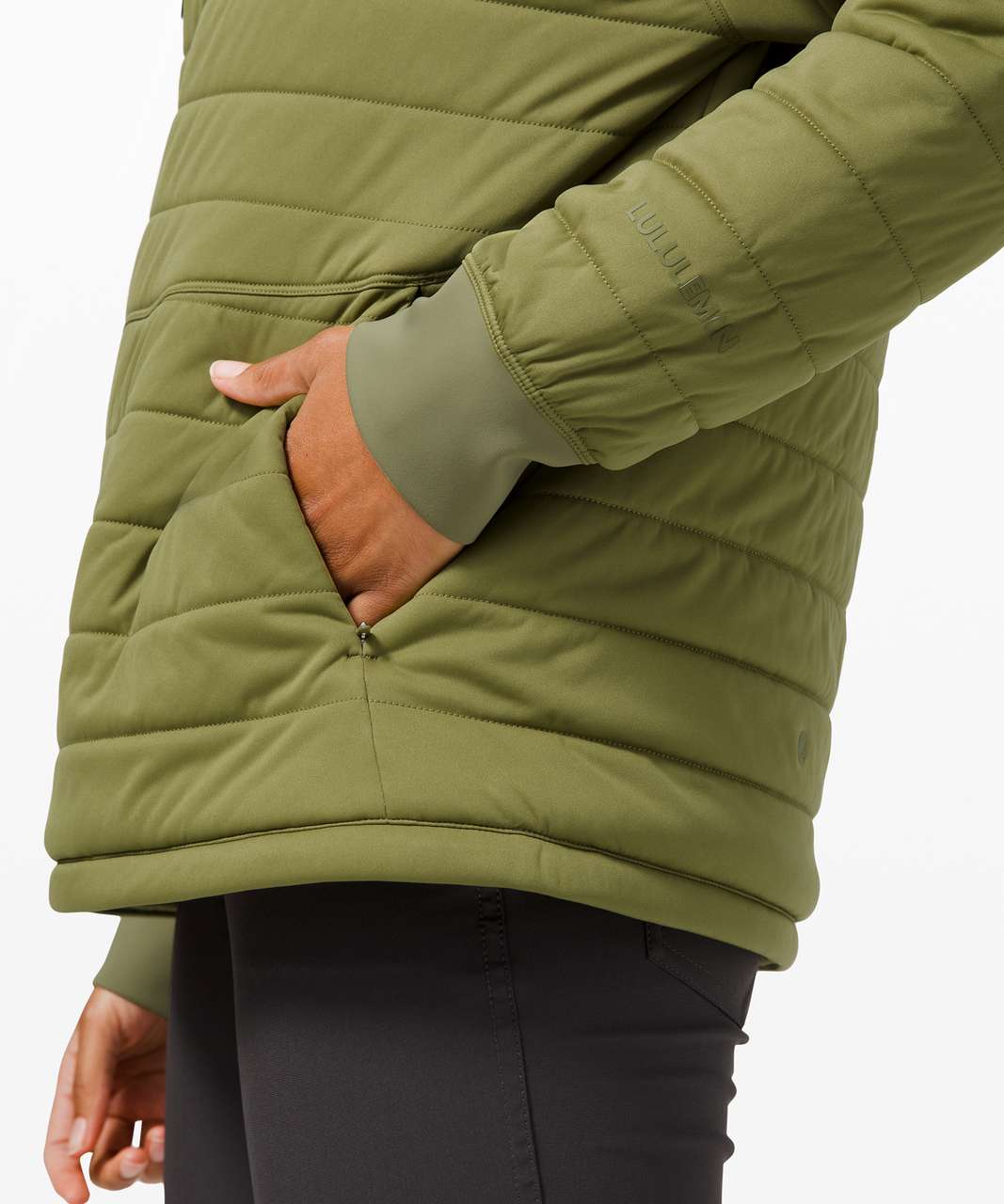 Lululemon Dynamic Movement Crew - Bronze Green