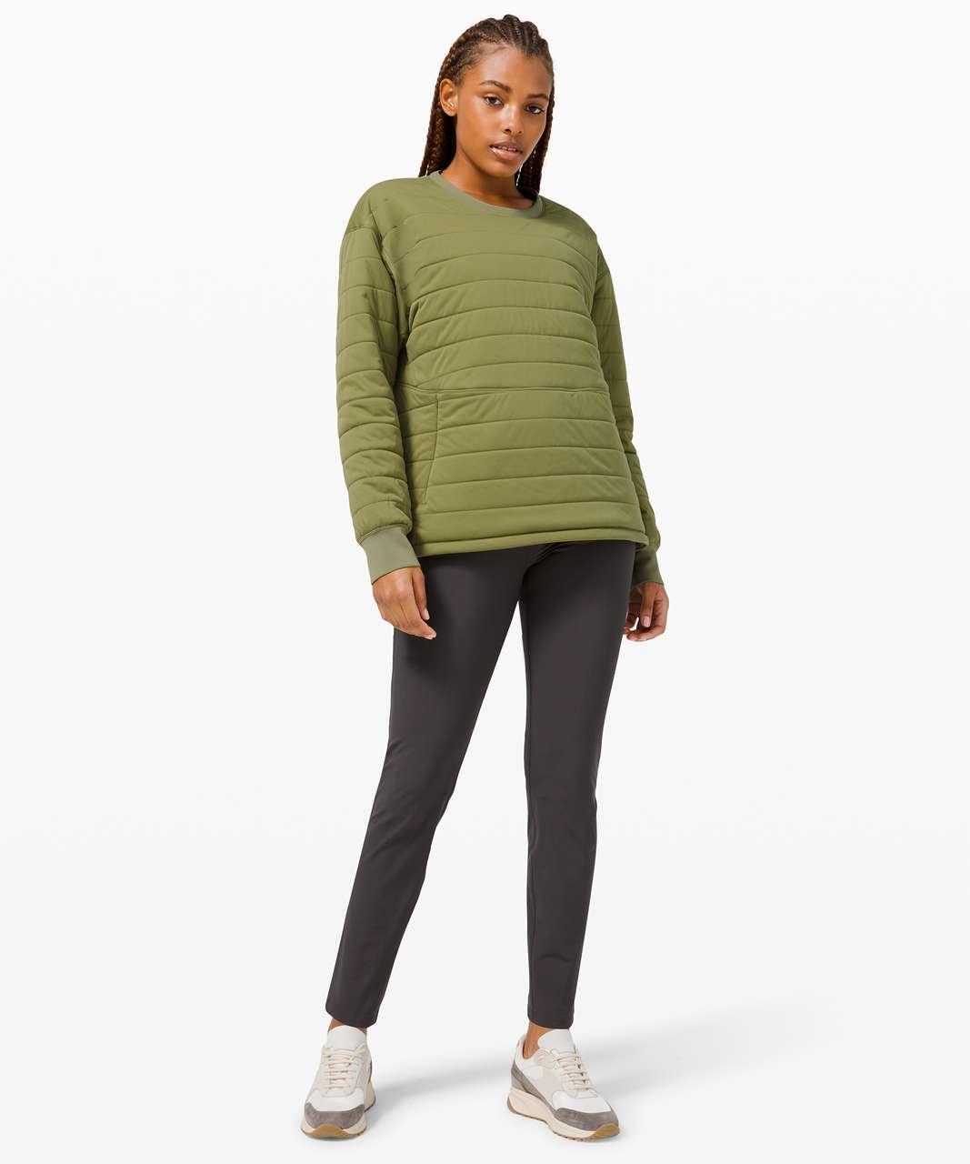 Lululemon Dynamic Movement Crew - Bronze Green