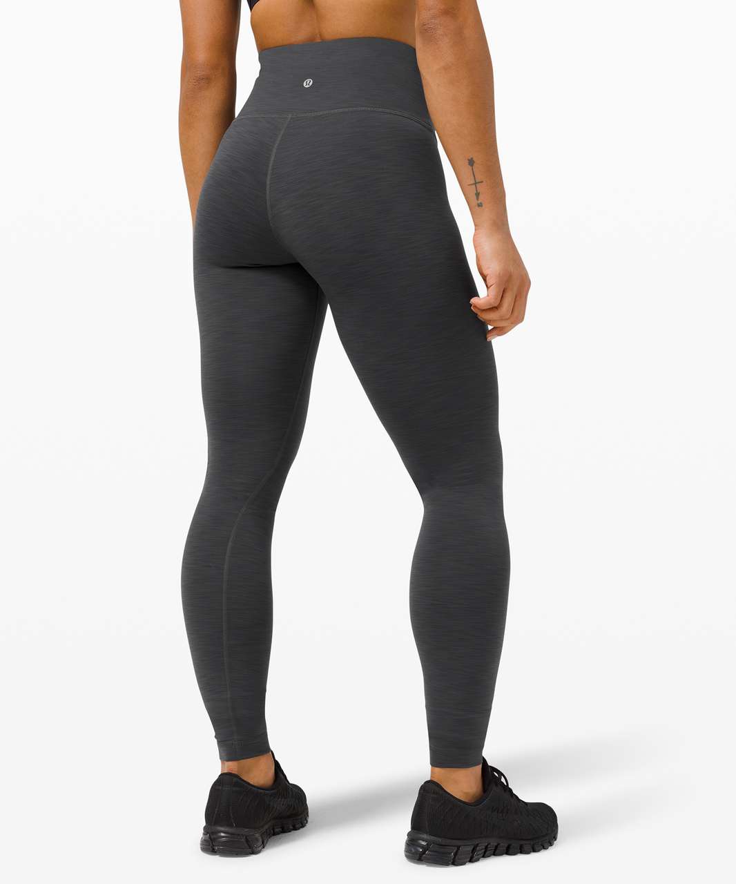 Lululemon Wunder Train High-Rise Tight 31 - Heathered Graphite Grey - lulu  fanatics