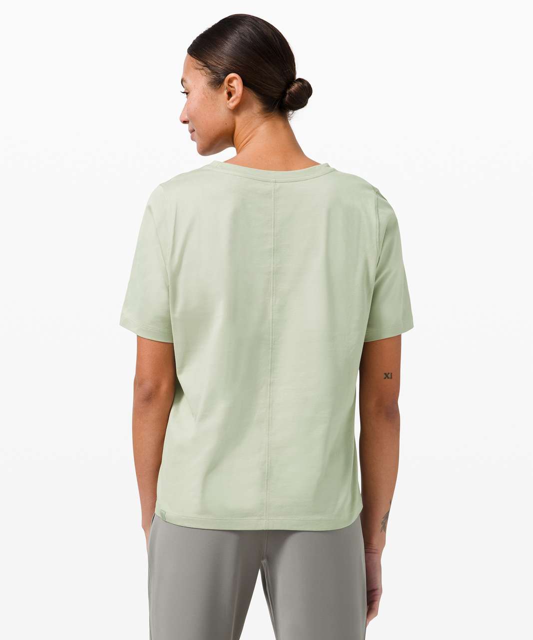 Lululemon Relaxed Fit Cotton Tee - Green Fern