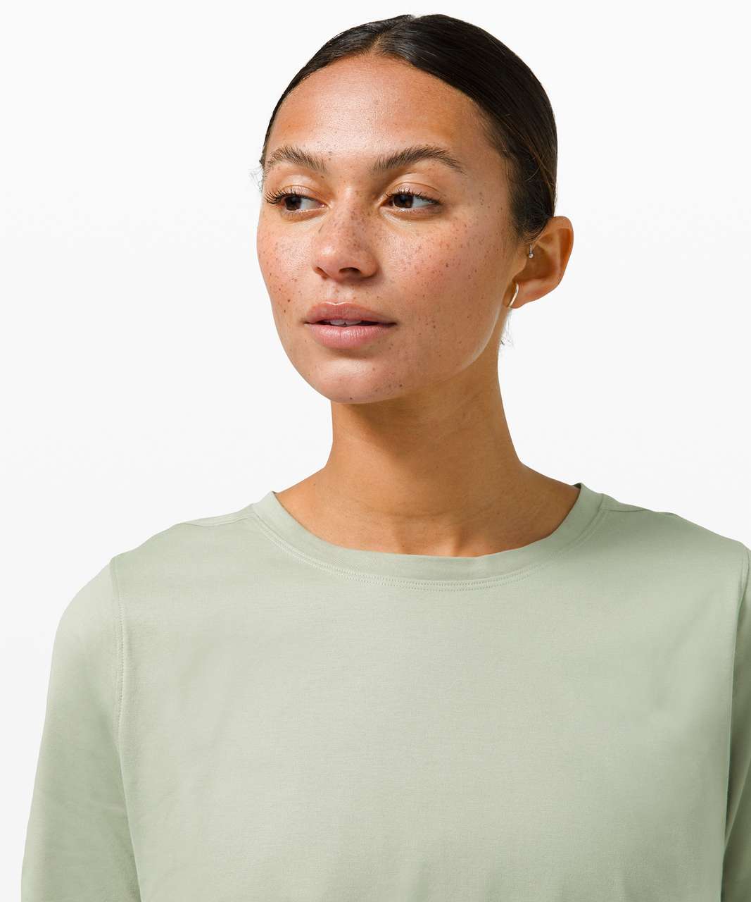 Lululemon Relaxed Fit Cotton Tee - Green Fern