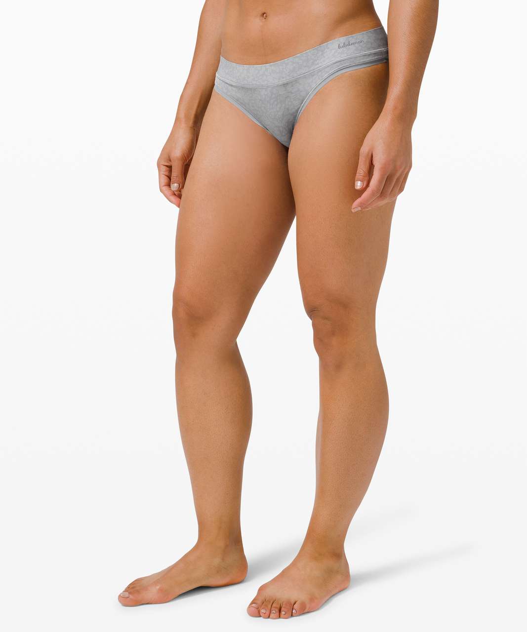 Lululemon Soft Breathable Thong - Spirited Savannah Silver Drop Rhino Grey